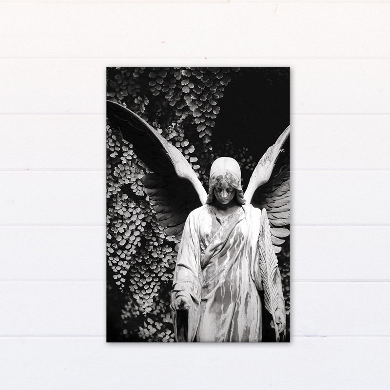« cemetery ange », impression sur toile
