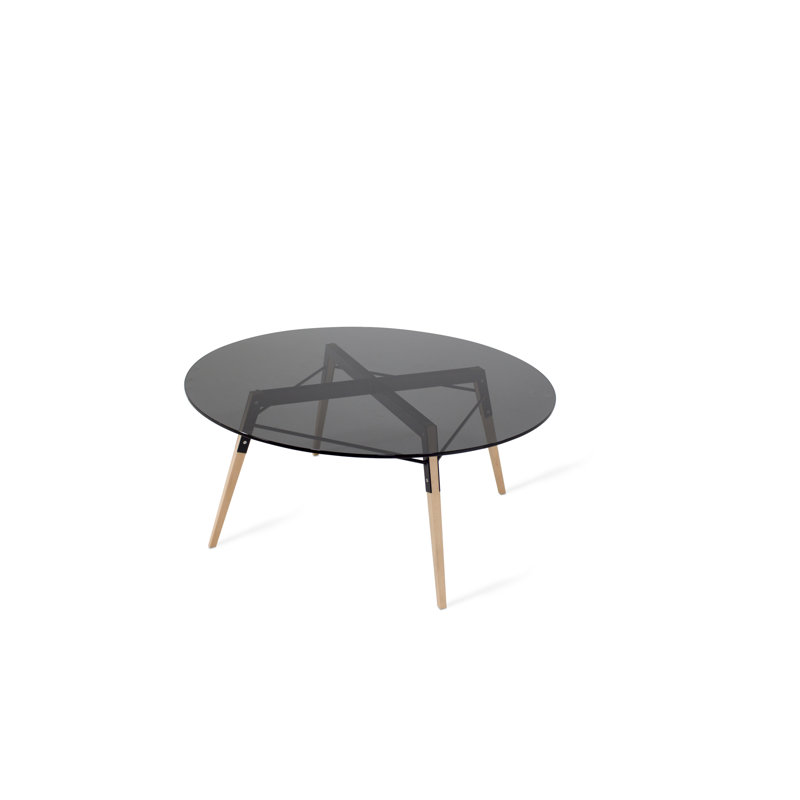 Table basse Ross, Érable / noir