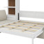 Grand lit escamotable mural avec canapé et tablettes-54517888