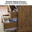 25.6" Tall Farmhouse Nightstand With Charging Station, Wood End Table Dresser With 2 Drawers, Built-In Outlets-2107011457