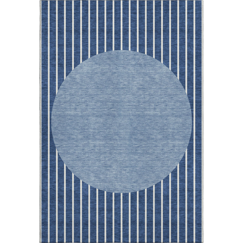Premium Machine Washable Naglee AMF994 Stripes Rug, Rectangle 10' x 14'
