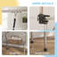 431.8cm H x 271.78cm W x 152.4cm D Metal Adjustable and Foldable Dog Folding Grooming Table-696362073