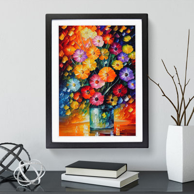Vase Of Pretty Flowers No.2 - Single Picture Frame Painting
