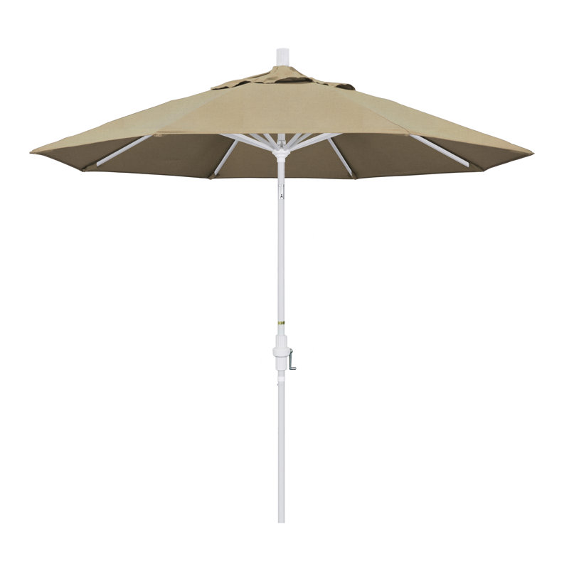 Parasol 9 'Market Sunbrella, Sunbrella® beige bruyère