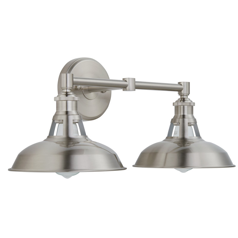 Sigala Armed Sconce, Brushed Nickel