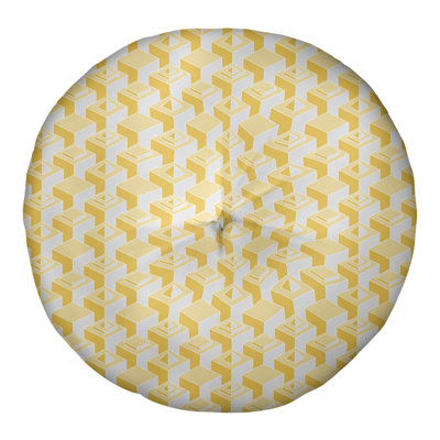 Coussin de sol à motif de gratte-ciels classiques
