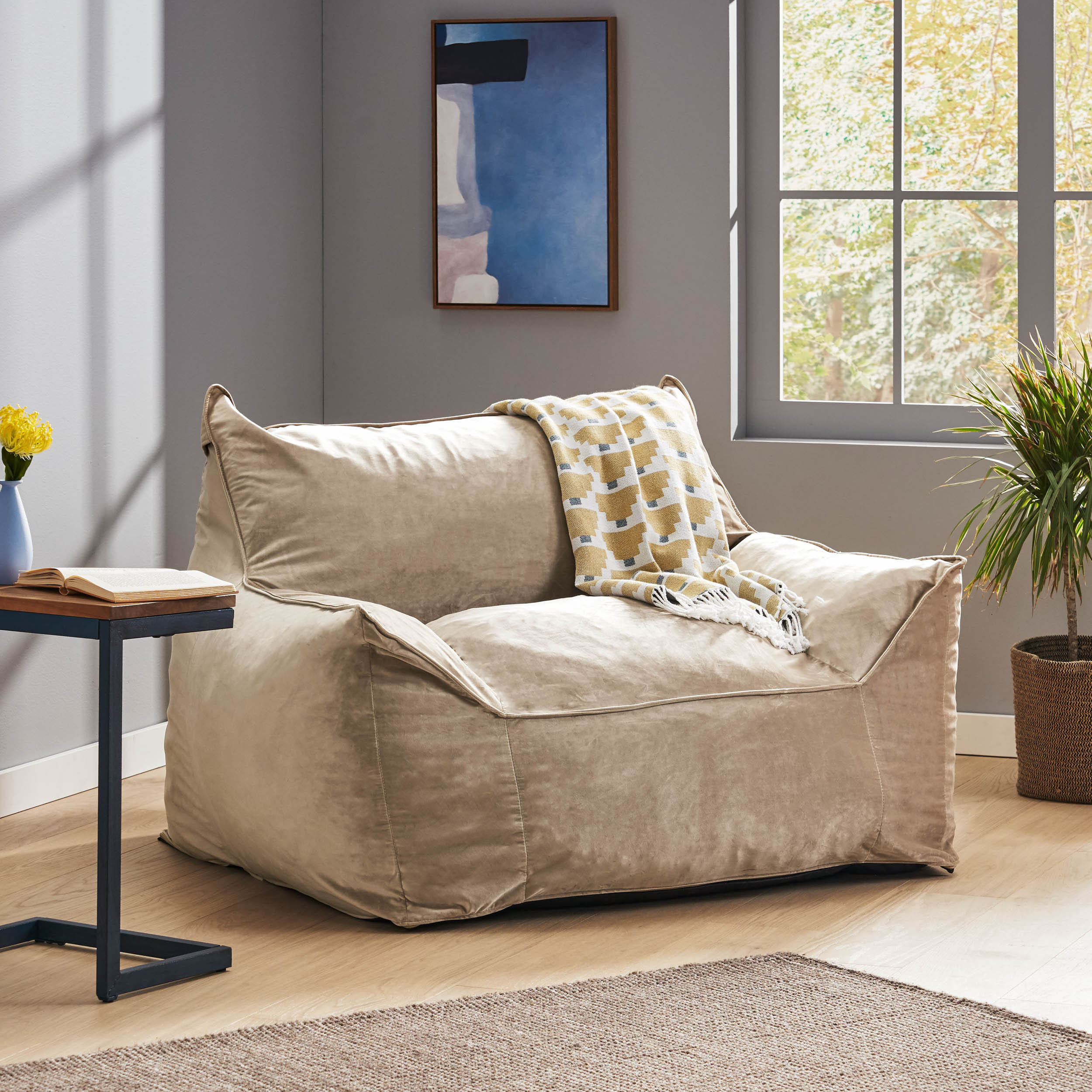Viv + Rae Karns Large Bean Bag Chair & Reviews - Wayfair Canada