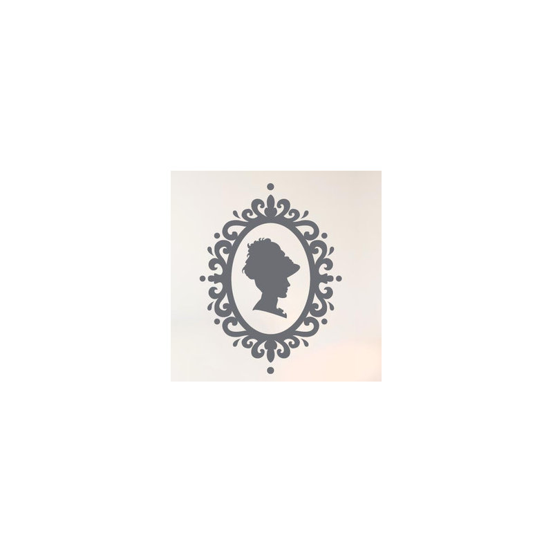 Wall Decal, Grey, Large