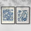 Vintage Floral LVI - Impression Giclée sur cadre - ensemble de 2-1376229746-1376229749