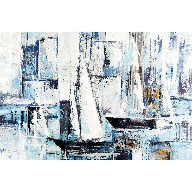 "Formes abstraites et bateaux"