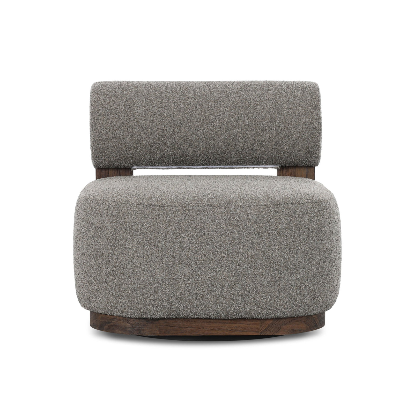 Malta Outdoor Swivel Chair, Lera Fawn, Washed Brown