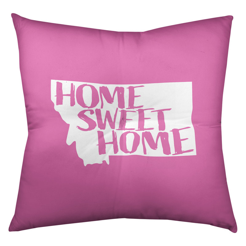 Coussin de sol touffeté home, 26 po x 26 po, Rose, Montana