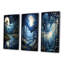 «Sky Celestial Canopy Pastoral», 3 pièces sur toile-294330343-294330340