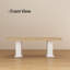 Table de conférence en bois 78,7 po