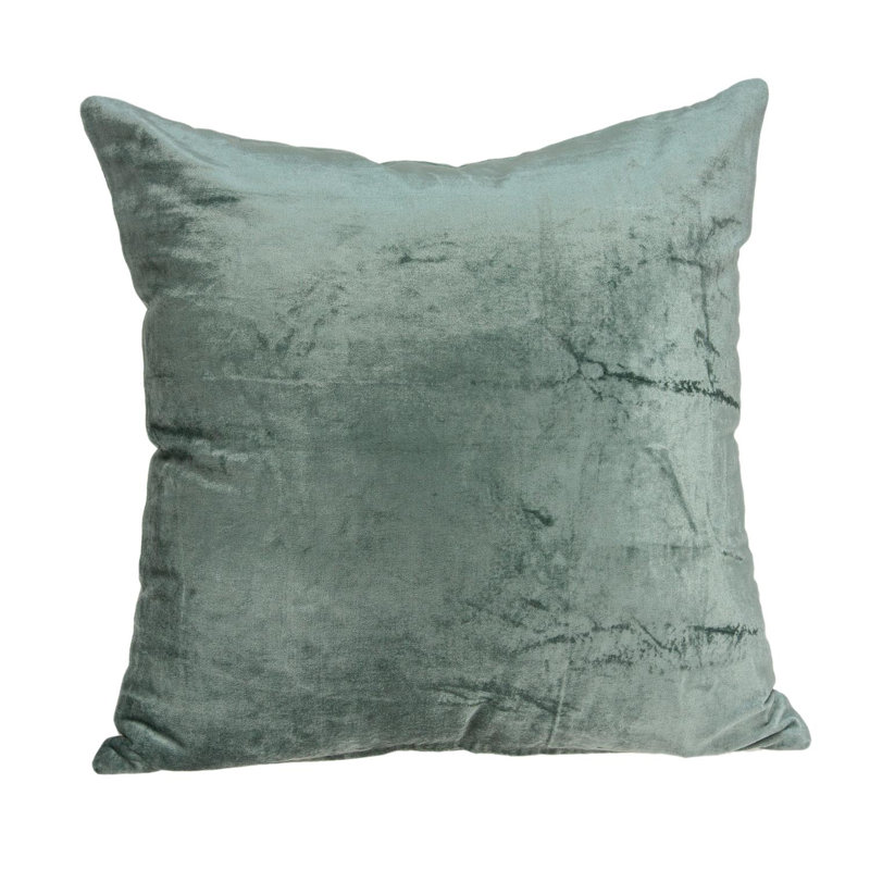 Housse et insert de coussin Topaz, Polyester / Bourre en polyester, Écume de mer, 22 po x 22 po