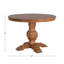 Fortville Round Solid Wood Dining Table-1450611803