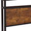 Base de lit plateforme simple en métal avec tête de lit et pied de lit en bois avec doublure USB, lumières DEL, pas de sommier, grand rangement sous le lit, assemblage facile