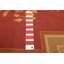 Tapisserie française rouge foncé Kilim 9 pi 7 po x 13 pi 9 po