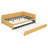 Bed Frame, Upholstered Daybed With Trundle-707301423-707301417