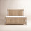 Country Living Wingback Oak Bed