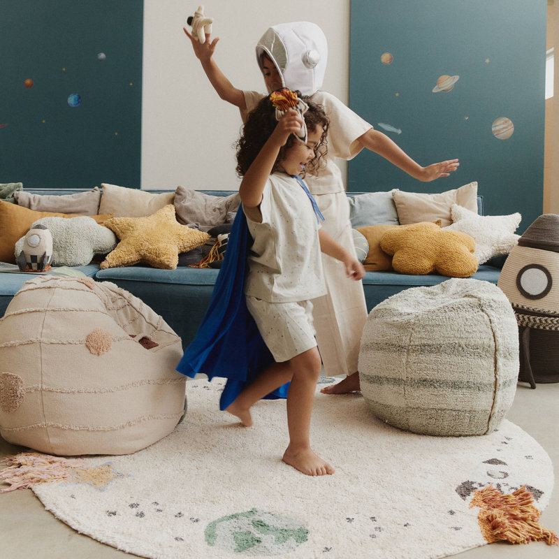 Maman, je veux devenir astronaute, tapis lavable interstellaire 4 pi 7 po x 4 pi 7 po