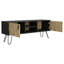 Tv Stand B Magness, Living Room, Black / Macadamia