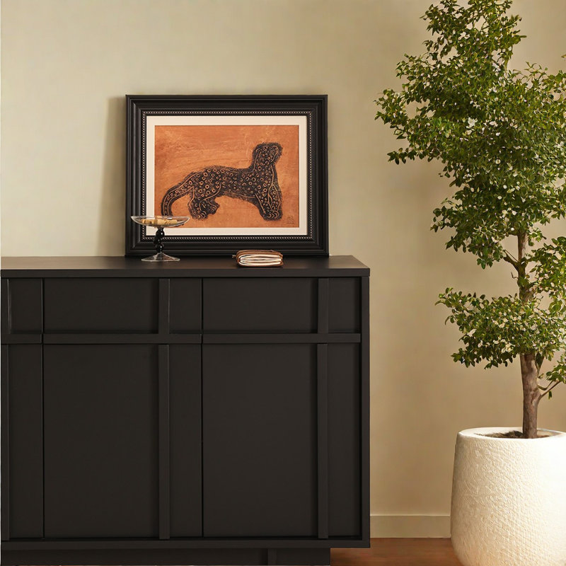 Dhriya 41.77'' Solid Wood Sideboard