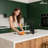Square Kitchen Faucet With Pull Out Sprayer-119402474
