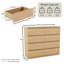 Tanino 4 Piece Bedroom Set (2 Drawer Large Bedside Chest X2, 8 Drawer Chest, 2 Door 2 Drawer Wardrobe)-771787938