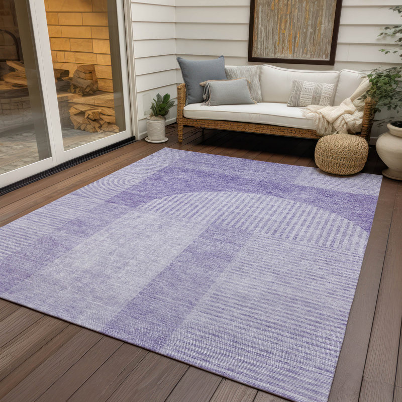Tapis intérieur / extérieur Naadiya, Rectangle de 10 pi x 14 pi