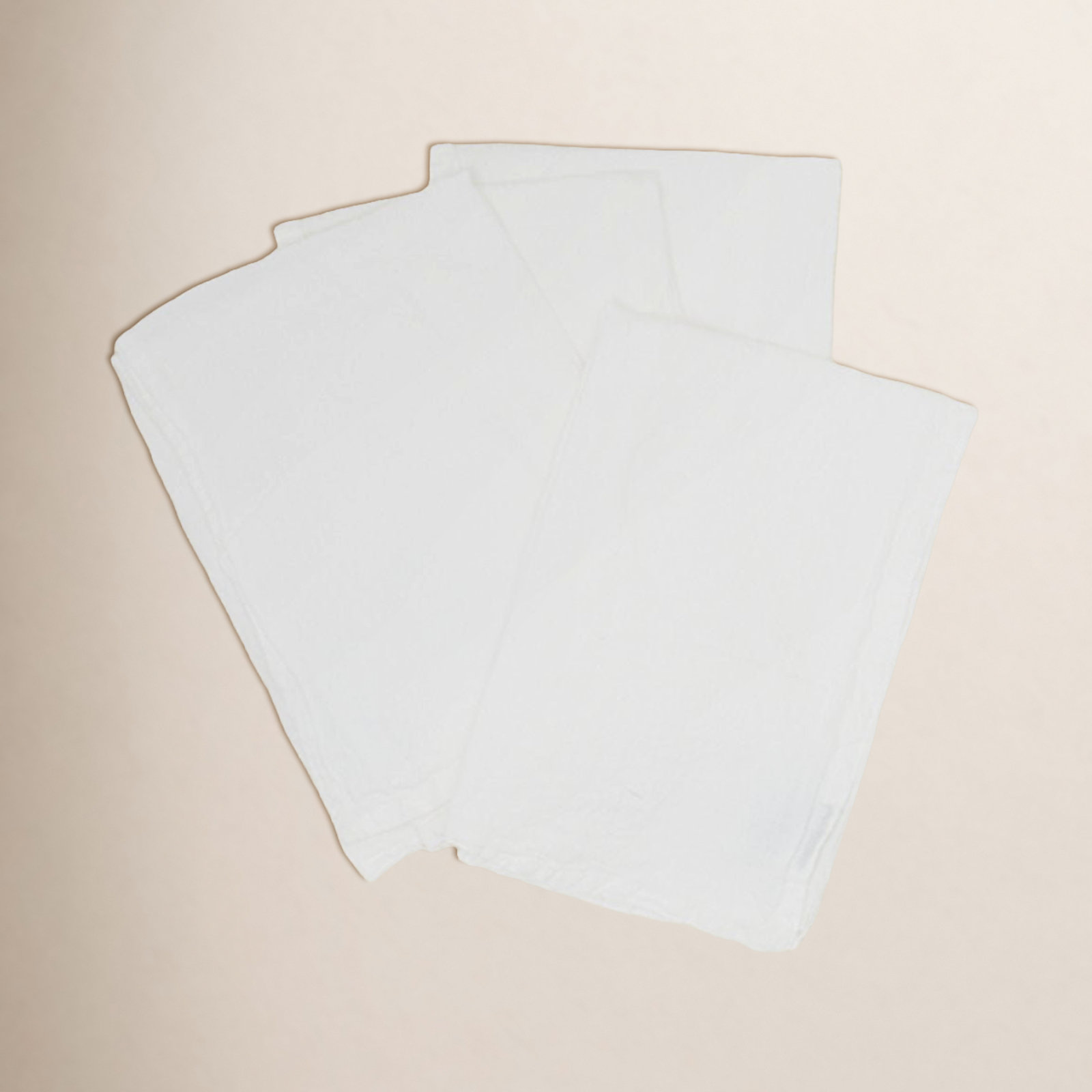 Simple Linen Napkin, White