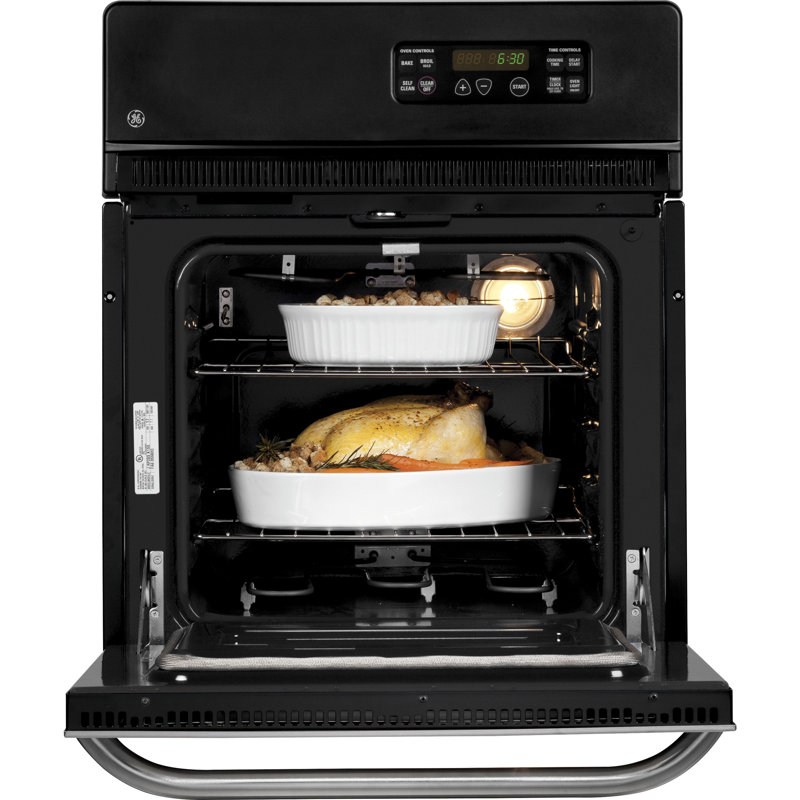 24" Self Cleaning  Electric Single Wall Oven, Stainless Steel