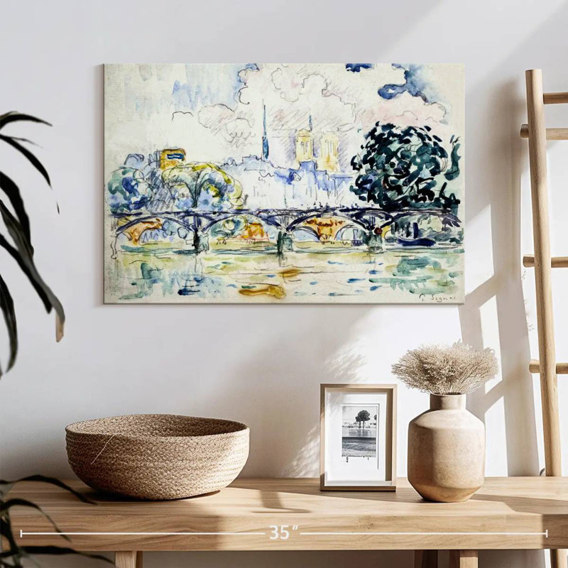 Sirci Le Pont des Arts 1910, H 16 po x l 24 po