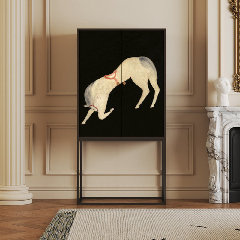 Commode française à pieds hauts rétro
