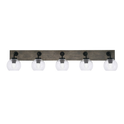 Barre d'éclairage de salle de bain 5 lumières Oxbridge
