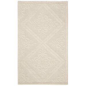 Kelty Hand-Woven Wool Ivory Area Rug