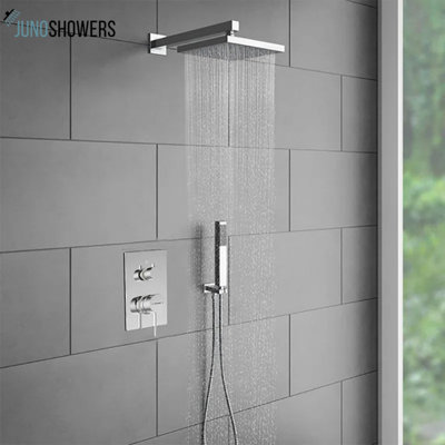 Système de panneau de douche en acier inoxydable avec système de massage multi-jets