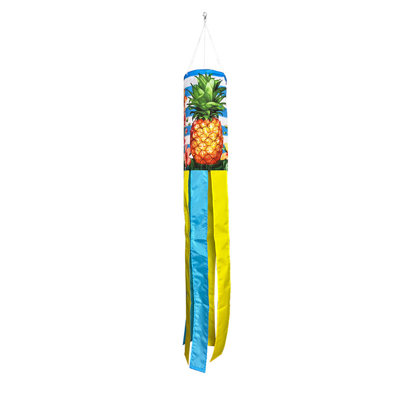 Manche à ananas et rayures