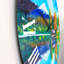 Reflet de la montagne et du ciel sur le lac - Horloge murale nautique et côtière-60280669