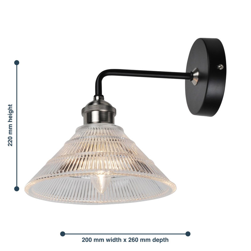 Bucareli Steel Armed Sconce