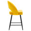 Atka Upholstered Counter Stool with Metal Frame-1270407123