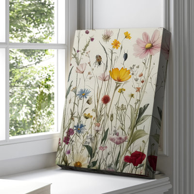 Toile tendue avec châssis Floral XCVI