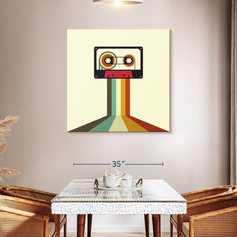 Abarca Retro Cassette, 39" H x 39" W