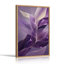 Feuilles mauves, reproduction d'art sur toile, ensemble de 1