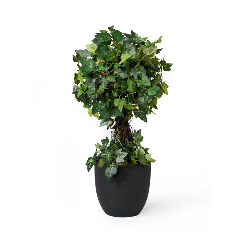 19'' Faux Foliage Topiary in Pot