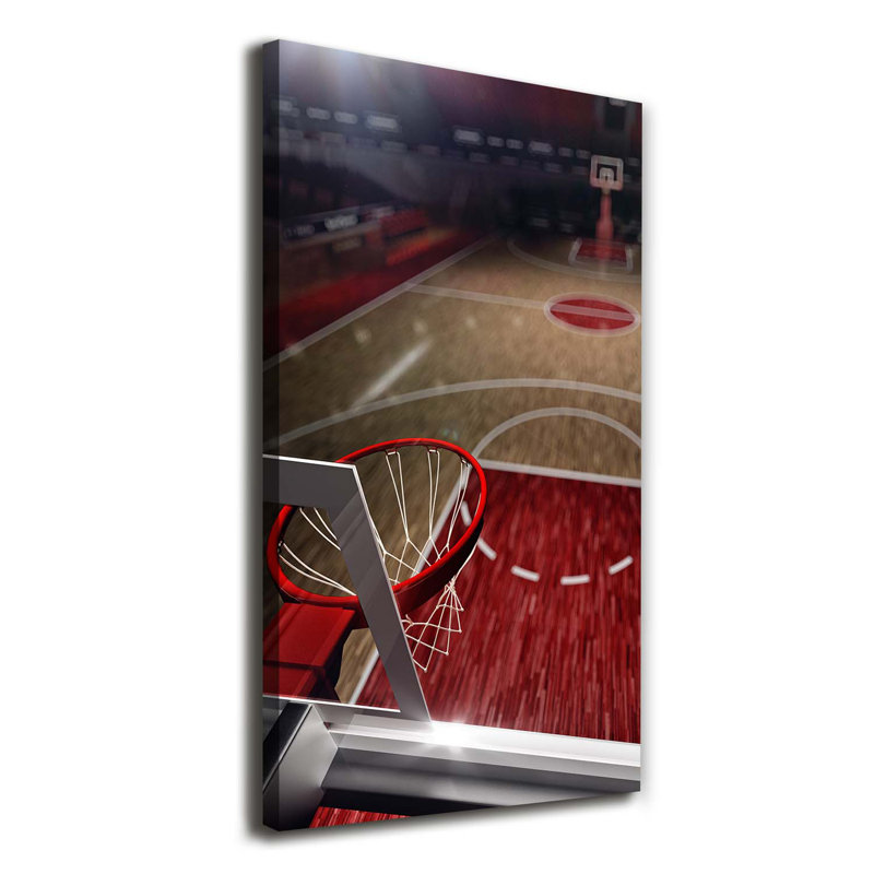 Basketball Playground - Wrapped Canvas Print