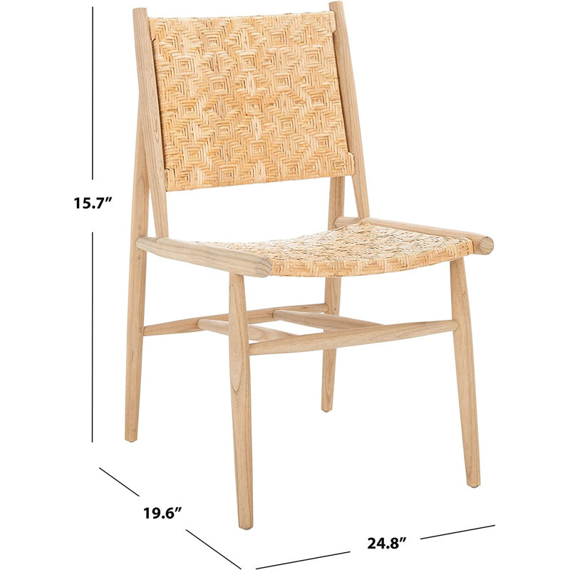 Chaise d'appoint en bois massif Kinkade