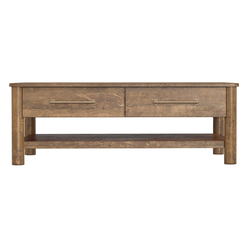 Quinn Solid Wood Coffee Table with Storage