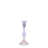 Multicolored Glass Taper Candle Holder