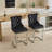 25" Counter Height Bar Stools Set Of 2, Modern Velvet Barstools With Button Back&Rivet Trim Upholstered Kitchen Island Chairs With Sturdy Chromed Metal Base Legs Farmhouse Bar Stools,-758098780